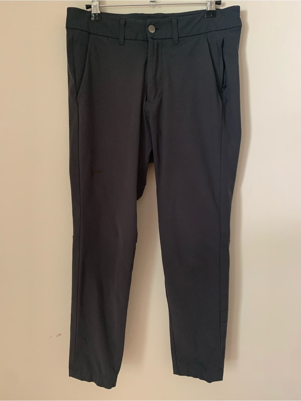 Lululemon’s Men’s ABC Performance Pants 30x25 Charcoal Gray Stretch